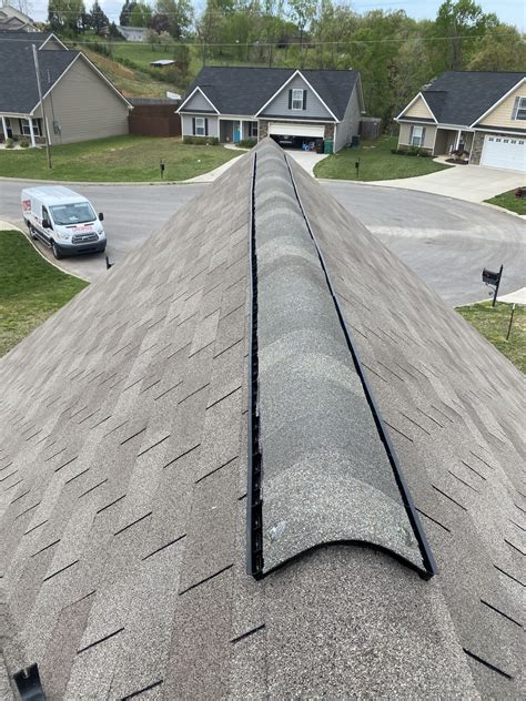 Knoxville Roofing Company Installs New Ridge Vent