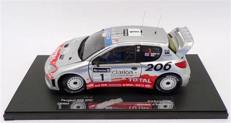 Sunstar 1 18 Richard Burns PEUGEOT 206 WRC Rally GB 2002 3854 For Sale