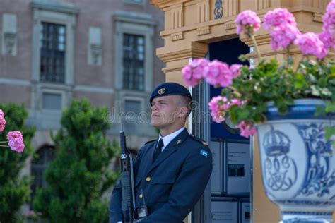 Royal Guardsman on Guard at Swedish Royal Palace Editorial Stock Photo - Image of guardian ...