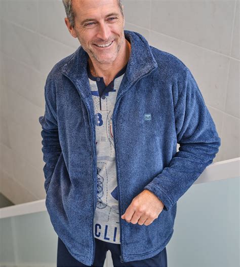 Veste Pour Homme Zipp E Pilou Bleu Massana Lingerie Sipp