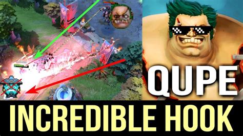 Most Epic Hook Qupe Best Pudge Wtf Hook Max Range Dota Must Watch