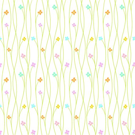 Colorful Flower Seamless Pattern Background Pattern Wallpaper Purple