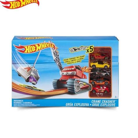Promo Hot Wheels Crane Crasher Track Set Include Hotwheels Crane Crasher Diskon Di Seller