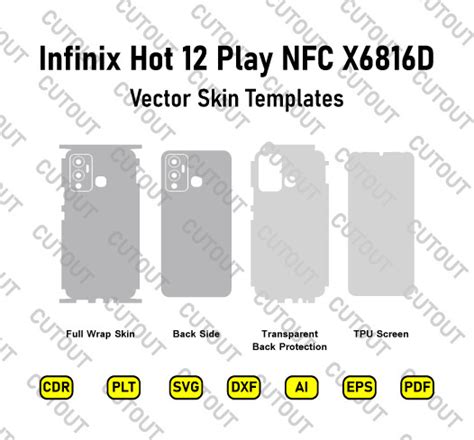 Infinix Hot Play Nfc X D Vector Skin Cut Files