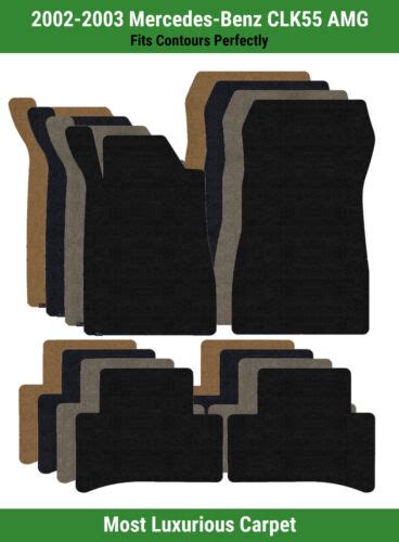 Lloyd Luxe Front Rear Row Carpet Mats For Mercedes Benz