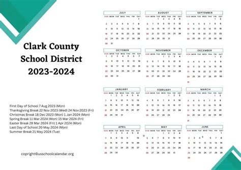 Greater Clark County Schools Calendar 2025-2025 - Kasey Matelda