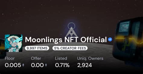 00042 Ξ Moonlings Nft Official Collection Opensea Pro