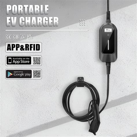 Wholesale Type1 J1772 Portable EV Charger Box Cable Adjustable 32 A