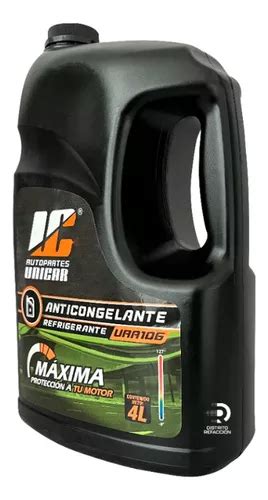 Anticongelante Refrigerante Verde 4 Litros MercadoLibre