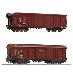 Roco 76020 2 tlg Set Güterwagen DB SBB H0 1 87 Güterwagen