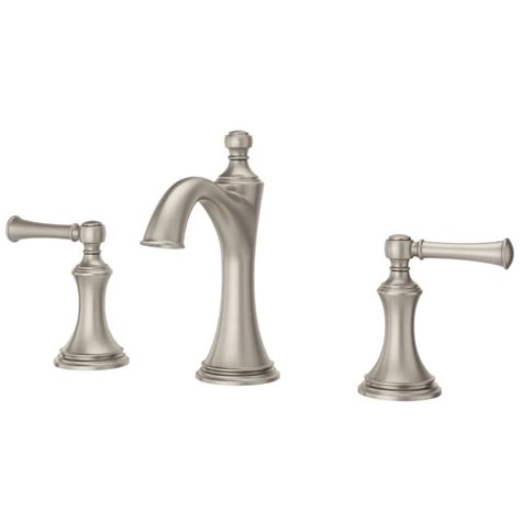 Pfister Lg49 Tb0k Tisbury 12 Gpm Widespread Bathroom Bathroom Faucets Brushed