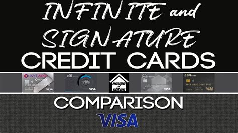 Credit Card Philippines L Visa Infinite And Signature Credit Cards