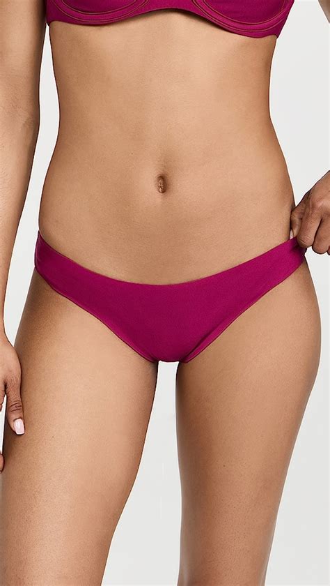 Pq Swim Basic Ruched Full Bikini Bottoms Shopbop