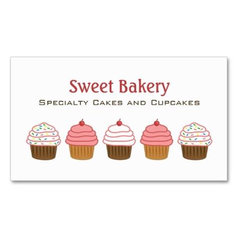 17 Best images about Bakery Business Cards on Pinterest | Pink damask ...