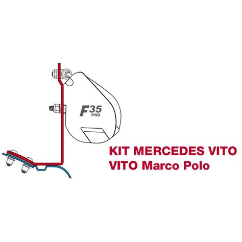 Kit Adaptateur Pour Store FIAMMA F35 Sur M Vito Viano Marco Polo