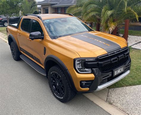 Next Gen Ford Ranger Single Bonnet Stripe Decal Quality