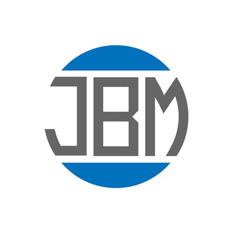 JBM letter logo design on white background. JBM creative initials ...