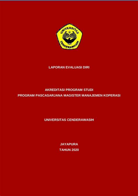 PDF LAPORAN EVALUASI DIRI AKREDITASI PROGRAM STUDI DOKUMEN TIPS