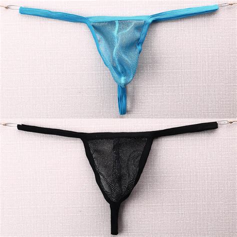Men S Sexy Pouch G String Thongs Jockstrap Swim Low Rise Bikini Briefs Underwear Ebay