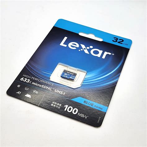 Lexar High Performance 633x マイクロSD microSD microSDHC 32GB UHS I BLUE