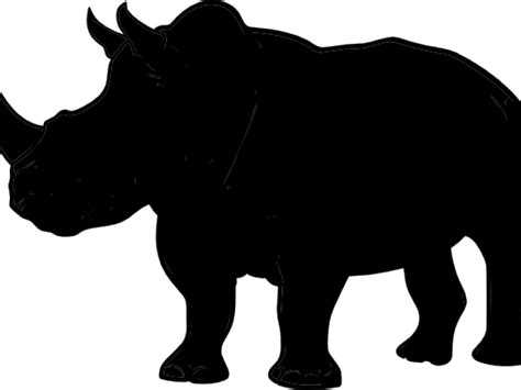 Black Rhinoceros Transparent Images Png Play