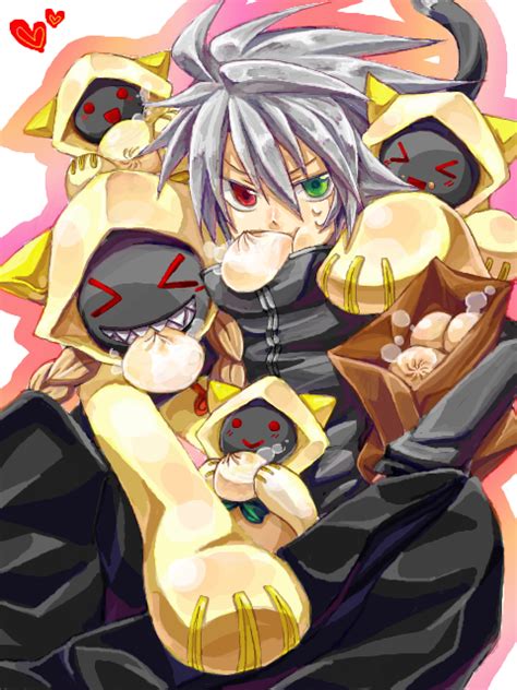 Ragna The Bloodedge Taokaka And Kaka Kittens Blazblue Drawn By