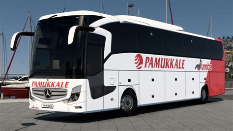 Mercedes Benz New Travego 16 SHD Pamukkale Jumbo ETS2 Mods