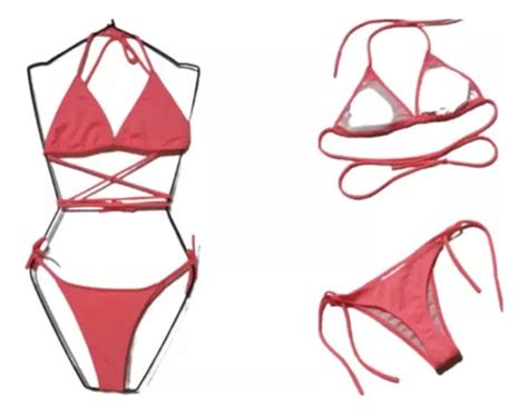 Bikini Triangulo Tiras Largas Less Para Atar Mercadolibre