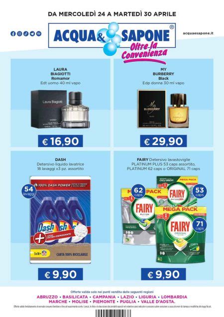 Volantino Acqua E Sapone Extra Offerte Dal Al Aprile