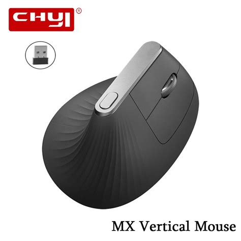 Chyi mouse vertical sem fio ergonômico computador do escritório mouse