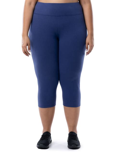 Athletic Works Womens Plus Size Core Active Capri Legging