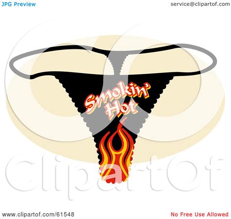 Royalty Free Rf Clipart Illustration Of A Black Smokin Hot Underwear