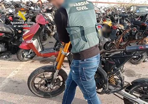 Cae Una Banda Dedicada Al Robo De Motos En Alicante Que Utilizaba A