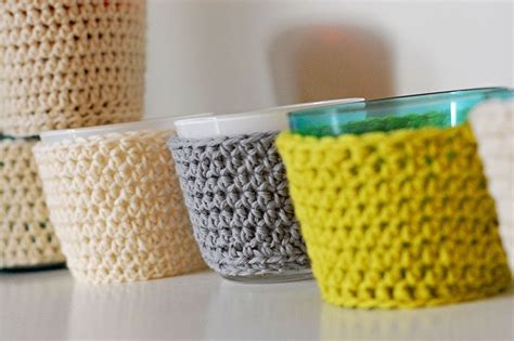 Crocheted Candle Cozy Diy Wise Craft Handmade