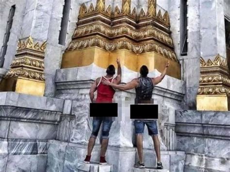 Two Us Tourists Arrested In Thailand For Taking Nude Photo In Front Of