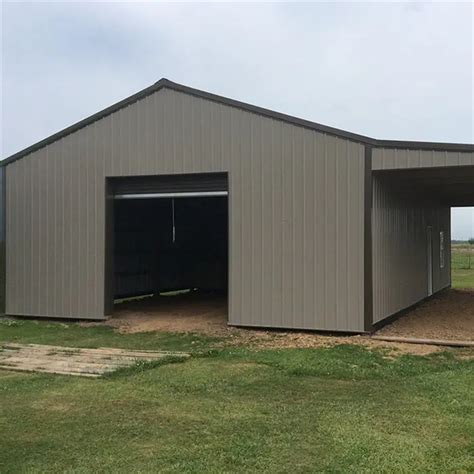 Steel Structure Structural Prefab Car Parking Prefabricated Garage Depot Barn Storage Shed