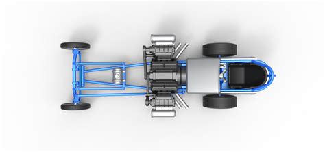 Front Engine Dragster 1:25 - 3D Print Model by CosplayItemsRock