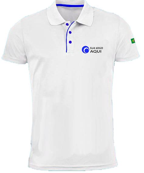 Camiseta Polo Bordada A Sua Marca Para Uniformes Empresarial