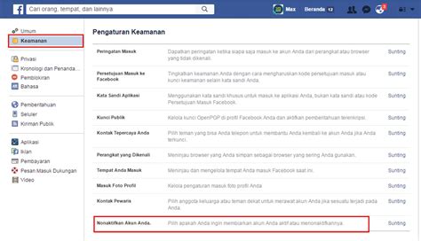 Cara Menonaktifkan Facebook Sementara Zencreator