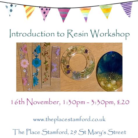 Beginners Resin Workshop The Place Stamford