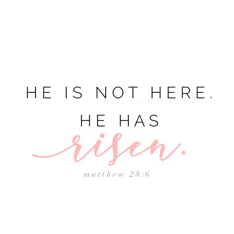 He Is Not Here He Is Risen Bible Verse