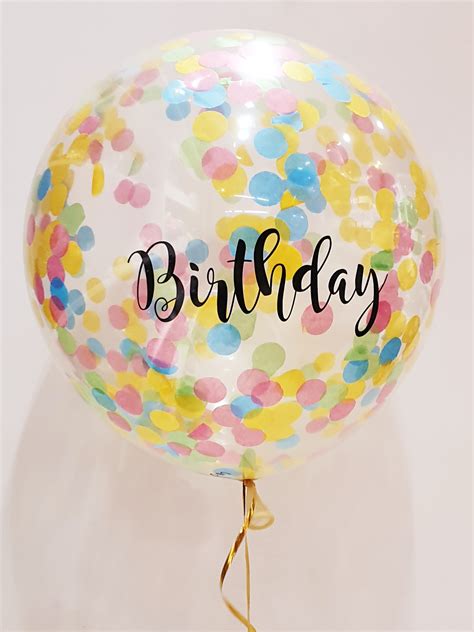 [Personalised] 18" Confetti Filled Balloon - MR PARTY