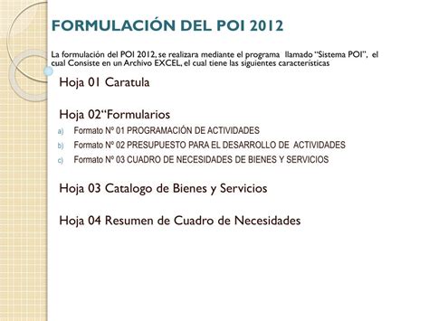 Ppt Formulaci N Del Plan Operativo Institucional Powerpoint