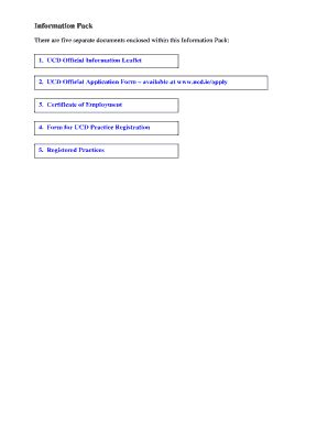 Fillable Online Ucd Complete Pack Doc Fax Email Print Pdffiller