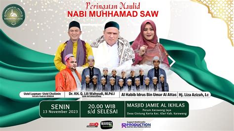 Live Tabligh Akbar Masjid Jamie Al Ikhlas Perum Karawang Jaya Youtube