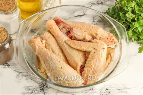 Курица в майонезно-горчичном соусе в духовке — рецепт с фото пошагово