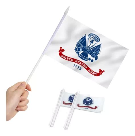 Anley Us Army Mini Flag 12 Pack Hand Held Small Miniatu Meses