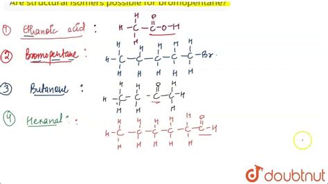 Draw The Structures Of The Following Compounds I Ethanoic Acid Ii Bromopentane Iii Butano