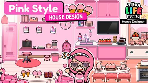 Pink Style House Design Update Toca Life World Toca Boca Youtube