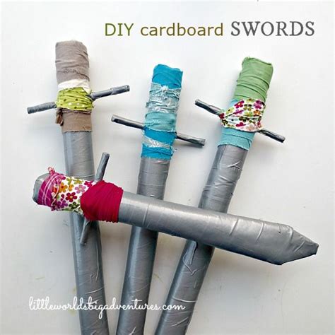 How To Make A Cardboard Sword For Kids And Dramatic Play Cardboard